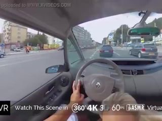 [holivr] samochód brudne klips adventure 100% napędowy pieprzyć 360 vr brudne film